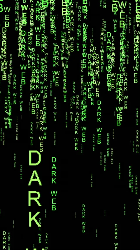Dark web code matrix style Stock Footage 221491489