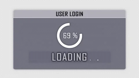 DARK WEB Glitch Text and User Login Interface Animation  Video stock 319618373
