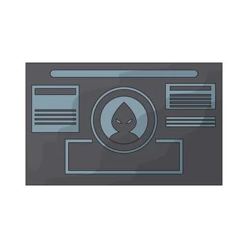 Dark Web illustration Illustrazione stock