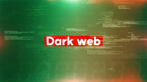 Dark web word in hacking and cybersecurity Stock Footage 318784025