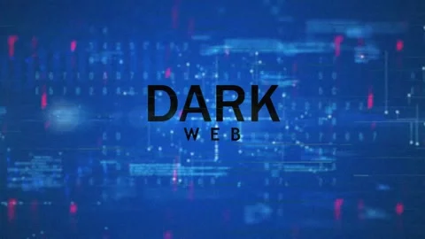 Dark web Word Tech Background Si-Fi Stock Footage 272986350