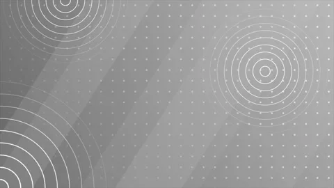 Dark white abstract geometric shapes technology background Stock Footage 272668894