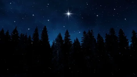 Dark Winter Christmas Background Loop Animation Stock Footage 82085474