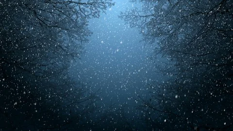 Dark Winter Night Background Stock Footage 121437630