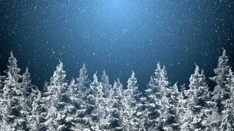 Dark Winter Night Background 库存影片 121438741