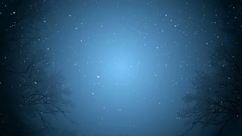 Dark Winter Night Background 库存影片 121438845