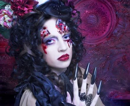 Dark Witch. Stock Photos