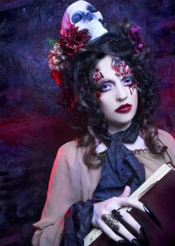 Dark Witch. Stock Photos