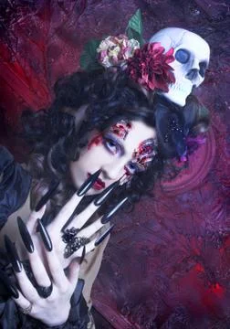 Dark Witch. Stock Photos