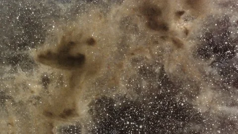 Dark Wolf Nebula Flythrough Stock Footage 165525942