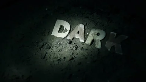 Dark Word at night Video stock 51451113