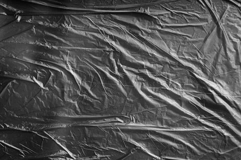 Dark Wrinkled Plastic Texture Stock Photos