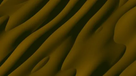 Dark yellow abstraction with smooth, diagonal lines.  Stock Illustration