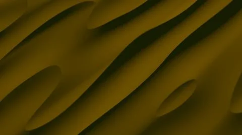 Dark yellow desert with dunes.  Stock Illustration