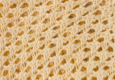 Dark Yellow Knitting Texture or Knitted Texture Background Stock Photos