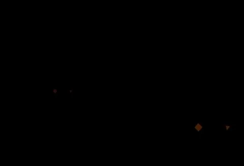 Dark yellow, orange vector background with triangles, circles, cubes. 库存插图