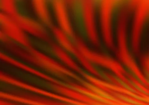 Dark Yellow, Orange vector blurred shine abstract template. 스톡 일러스트