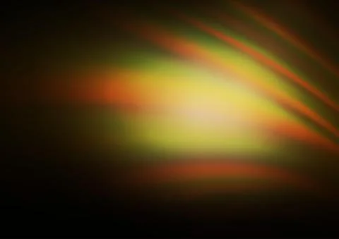 Dark Yellow, Orange vector blurred shine abstract pattern. イラスト素材
