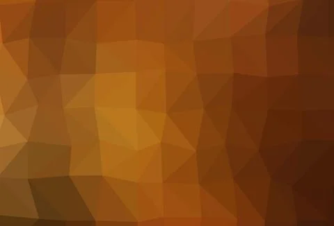 Dark Yellow, Orange vector blurry triangle pattern. Stock Illustration