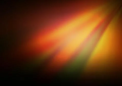 Dark Yellow, Orange vector bokeh and colorful pattern. イラスト素材