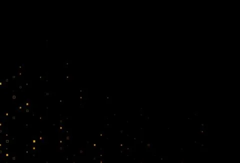 Dark Yellow, Orange vector layout with rectangles, squares. Stock Illustration