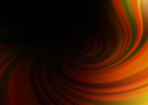 Dark Yellow, Orange vector modern bokeh pattern. Illustrazione stock