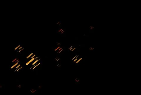 Dark Yellow, Orange vector pattern with narrow lines. 스톡 일러스트