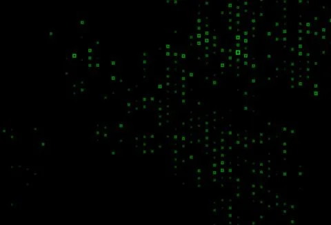 Dark Yellow, Orange vector pattern in square style. Stock Illustration