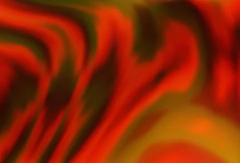 Dark Yellow, Orange vector pattern with liquid shapes. Stock Illustration