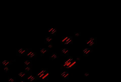 Dark Yellow, Orange vector pattern with narrow lines. Stock Illustration