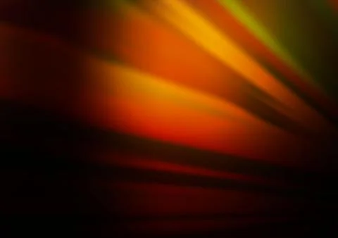 Dark Yellow, Orange vector pattern with narrow lines. Stock Illustration