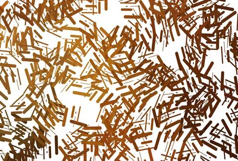 Dark yellow, orange vector pattern with narrow lines. Stockillustratie