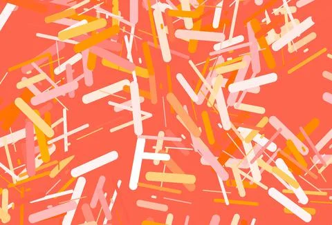Dark yellow, orange vector pattern with narrow lines. Stockillustratie