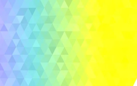 Dark Yellow, Purple, Green triangular low poly, Mosaic pattern Background, Ve Stock Photos