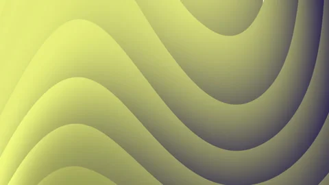 Dark Yellow Smooth Waves Background Layers Design Stock Footage 289391255