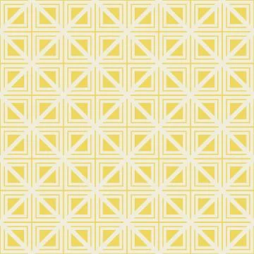 Dark yellow triangles on light yellow seamless background. Stock Illustration