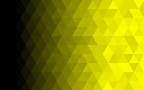Dark Yellow triangular low poly, Mosaic pattern Background, Vector illustrati イラスト素材