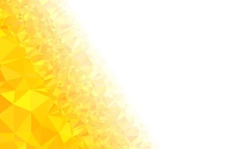 Dark Yellow  triangular low poly, Mosaic pattern Background, Vector illustrat イラスト素材