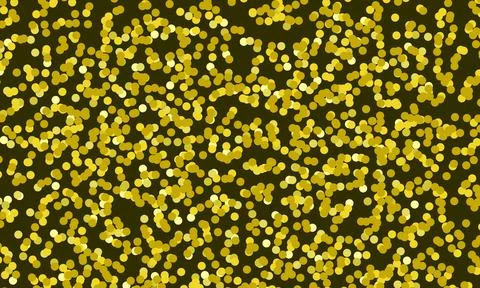 Dark yellow vector background with bubbles. Stock Illustration