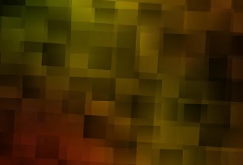Dark Yellow vector layout with lines, rectangles. 스톡 일러스트