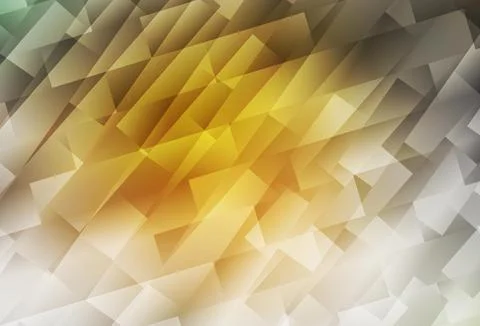 Dark Yellow vector layout with lines, rectangles. 스톡 일러스트