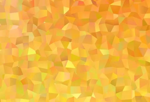 Dark Yellow vector low poly layout. Stock-Illustration