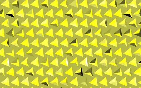 Dark Yellow vector pattern with polygonal style. Stock Illustration