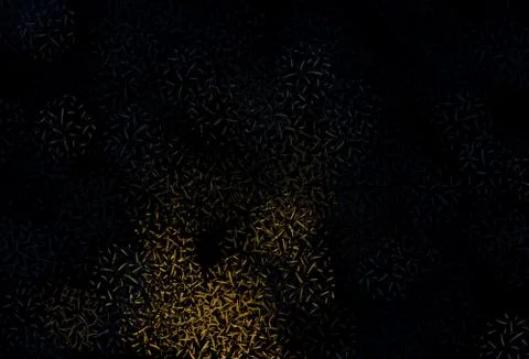 Dark Yellow vector pattern with sharp lines. 스톡 일러스트