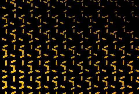 Dark Yellow vector pattern with sharp lines. Stock Illustration