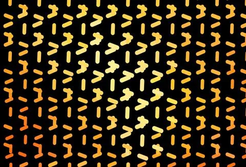 Dark Yellow vector pattern with sharp lines. イラスト素材