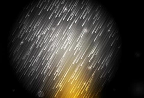 Dark Yellow vector pattern with sharp lines. Illustrazione stock