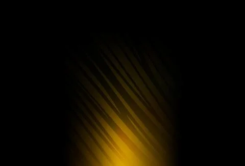 Dark Yellow vector pattern with wry lines. 스톡 일러스트