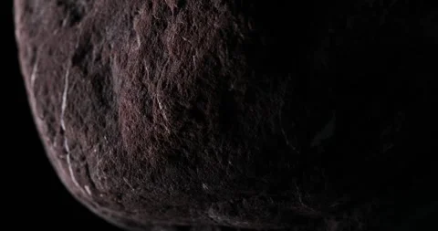 Darkened Stony Sphere. Stock Footage 271322449