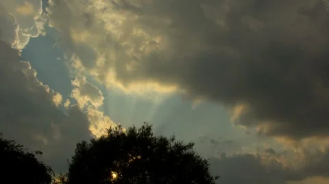 Darkening Clouds Timelapse 库存影片 8826716